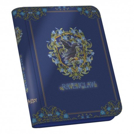 Álbum de cartas Ravenclaw de Harry Potter con cierre de cremallera