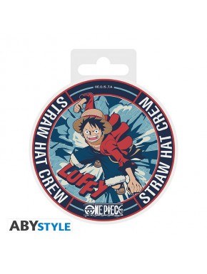 Posavasos de cerámica One Piece con Luffy