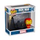 Display de figuras Iron Man Bitty POP! Deluxe en caja acrílica