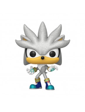 Figura POP de Silver The Hedgehog de 9 cm de Sonic