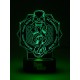 Lâmpada de Mesa LED Harry Potter Marca das Trevas