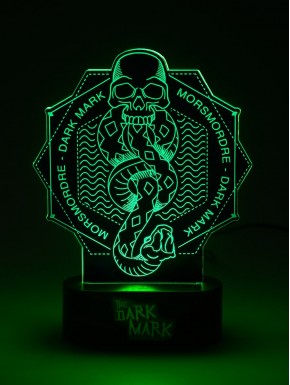 Lámpara LED mesa Harry Potter Marca Tenebrosa