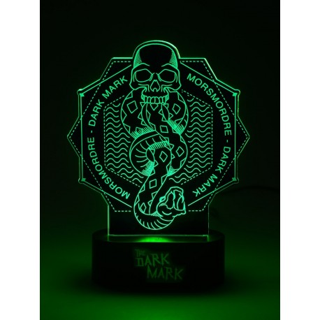 Lámpara LED mesa Harry Potter Marca Tenebrosa