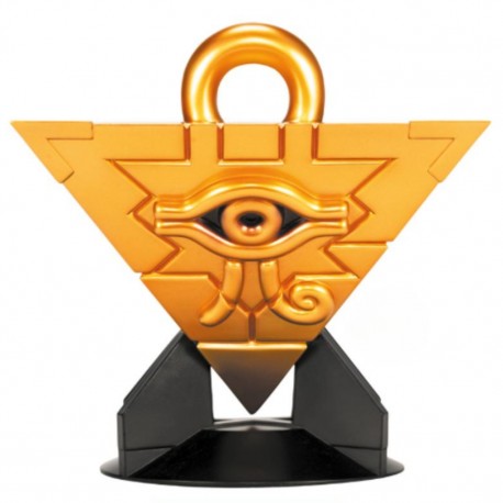 Statue Yu-Gi-Oh! Le Puzzle du Millenium dorée, 18 cm