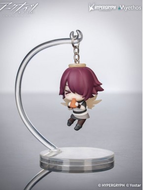 Mini figura de Exusiai del videojuego Arknights con soporte