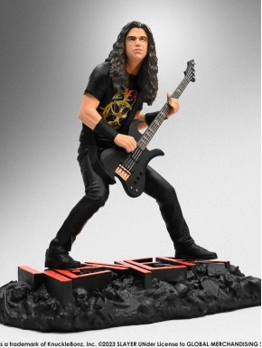 Estatua Slayer Rock Iconz Tom Araya II 22 cm