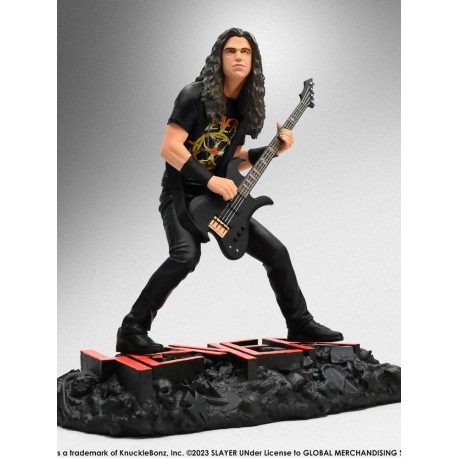 Estatua Slayer Rock Iconz Tom Araya II 22 cm