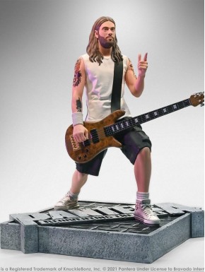 Estatua de Rex Brown de Pantera Rock Iconz 22 cm