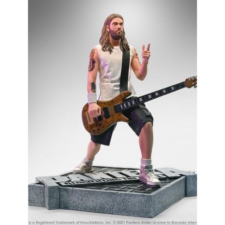 Estatua de Rex Brown de Pantera Rock Iconz 22 cm