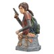 Busto de Ellie com pistola de The Last of Us.