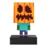 Lâmpada Minecraft Zombie Jack O Lantern 12 cm