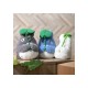 Pelúcia Meu Vizinho Totoro com folha verde, 21 cm