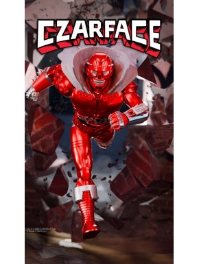 Figurine articulée Czarface en rouge avec cape