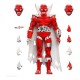 Figurine articulée Czarface en rouge avec cape