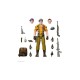 Figura articulada GI Joe Flint Tiger Force com acessórios