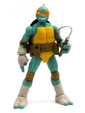 Figura articulada Michelangelo Tartarugas Ninja com acessórios