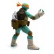 Figura articulada Michelangelo Tartarugas Ninja com acessórios