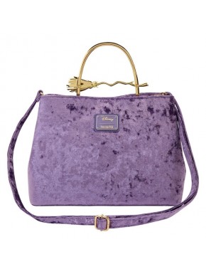 Bolsa roxa Hocus Pocus da Loungefly com alça de vassoura