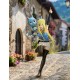 Estatua de Lucy Heartfilia con Happy de Fairy Tail, 23 cm