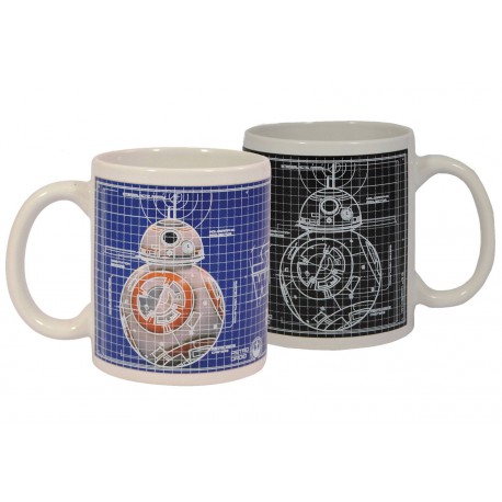 Caneca térmica Star Wars BB-8 blueprint