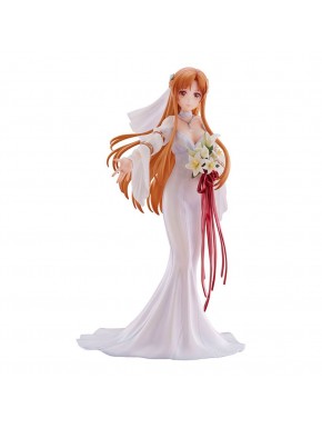 Estatua de PVC de Asuna en traje de boda de Sword Art Online