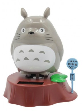 Figura solar 10 cm Totoro Bus Stop