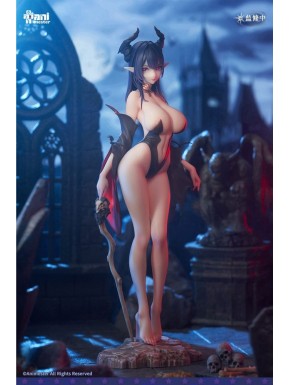 Estatua de Shokuyoku Majo Lilianna con función de luz, 32 cm