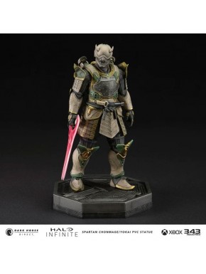 Estatua PVC de Spartan Chonmage/Yokai de Halo Infinite 25 cm