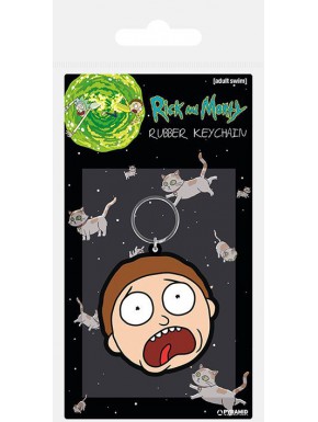 Keychain rubber Morty Rick and Morty 6 cm