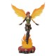 Estatua de Lilith the Firehawk con alas y base de llamas