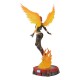 Estatua de Lilith the Firehawk con alas y base de llamas