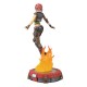 Estatua de Lilith the Firehawk con alas y base de llamas