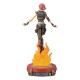 Estatua de Lilith the Firehawk con alas y base de llamas