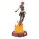 Estatua de Lilith the Firehawk con alas y base de llamas