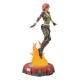 Estatua de Lilith the Firehawk con alas y base de llamas