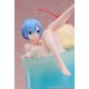 Estatua de Rem Cream Soda de Re:Zero en vaso de soda azul