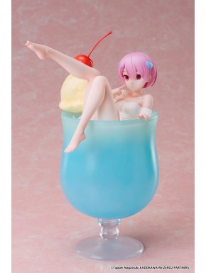Estatua de Ram Cream Soda Versión en vaso azul de Re:Zero