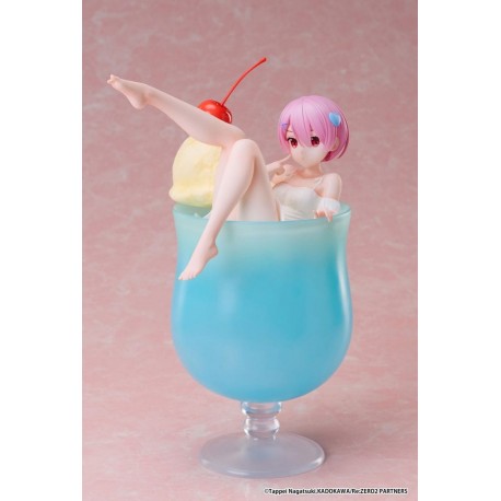 Estatua de Ram Cream Soda Versión en vaso azul de Re:Zero