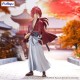 Estatua Kenshin Himura de 19 cm en kimono rojo
