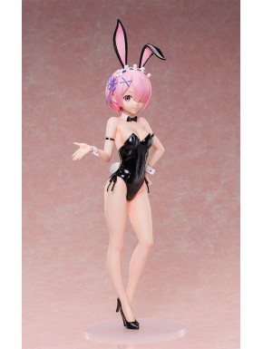 Estatua de Ram en traje de conejita de Re:ZERO