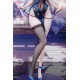 Estatua Qi Kai De Sheng Bunny Girl 29 cm con detalles en traje azul