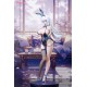 Estatua Qi Kai De Sheng Bunny Girl 29 cm con detalles en traje azul