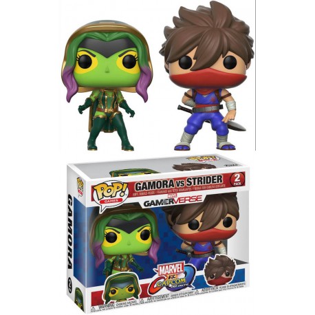 Funko Pop! Pack Gamora y Strider Marvel VS Capcom Infinite