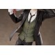 Statue de Dazai Osamu avec bouquet de fleurs de Bungo Stray Dogs