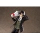 Statue de Dazai Osamu avec bouquet de fleurs de Bungo Stray Dogs