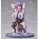 Estatua Yuna-chan 16 cm con cabello lila y atuendo minimalista