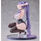Estatua Yuna-chan 16 cm con cabello lila y atuendo minimalista