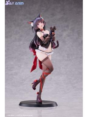 Estatua Shibarare Cat Ruhuna-chan, 26 cm de PVC, Deluxe Edition