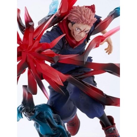 Estatua Yuji Itadori Black Flash de 16 cm en PVC