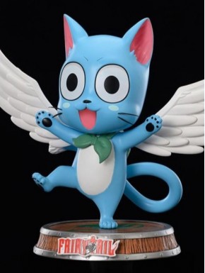 Estatua de resina de Happy de Fairy Tail con alas extendidas
